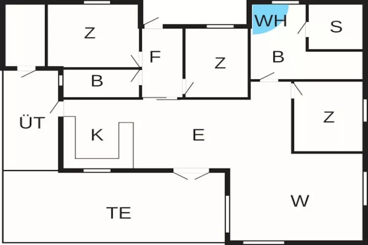 8 persoons vakantie huis in Ålbæk - Plattegrond
