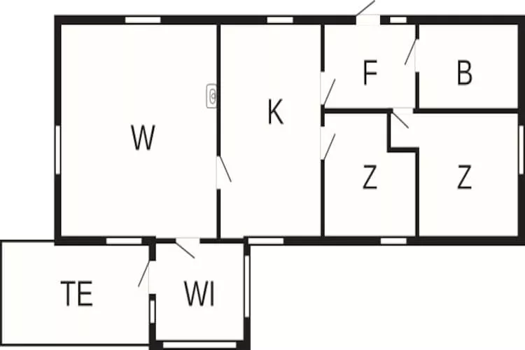 5 persoons vakantie huis in Fjärås-By Traum - Plattegrond