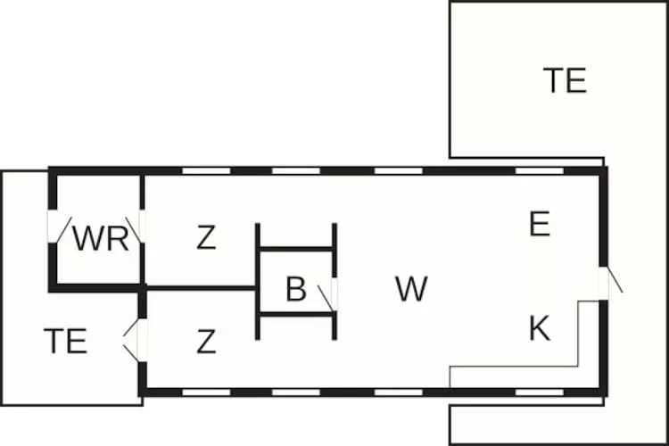 6 persoons vakantie huis in Gilleleje-By Traum - Plattegrond