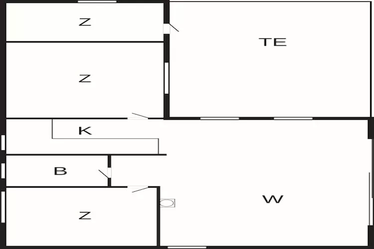 Afgelegen toevluchtsoord in Blavand -- By Traum Ferienwohnungen - Plattegrond