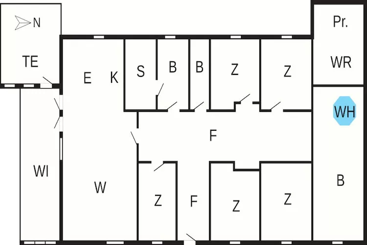 10 persoons vakantie huis in Harboøre-By Traum - Plattegrond
