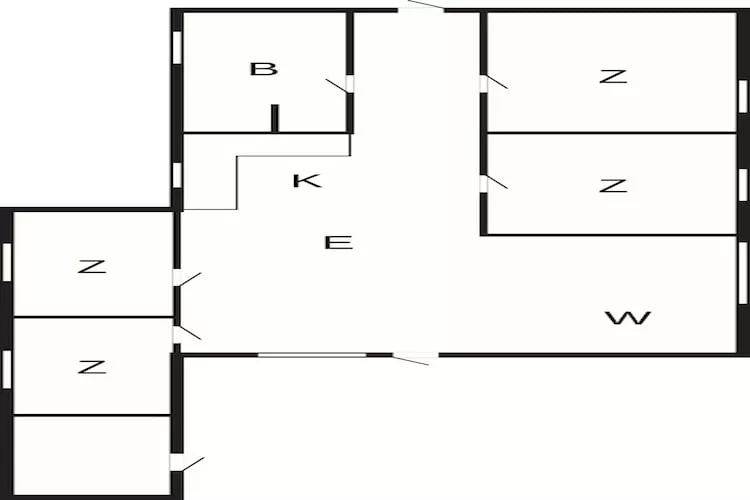 8 persoons vakantie huis in Væggerløse-By Traum - Plattegrond