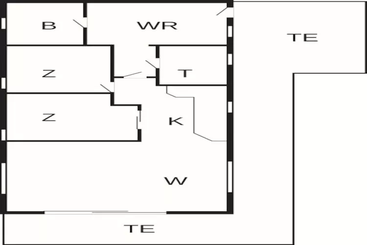 6 persoons vakantie huis in Ebeltoft-By Traum - Plattegrond