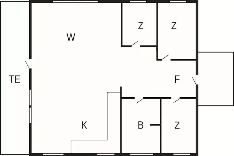 5 persoons vakantie huis in Bording-By Traum - Plattegrond