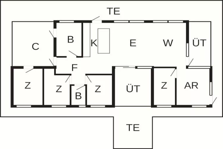 Moderne toevlucht in Graerup -- By Traum Ferienwohnungen - Plattegrond