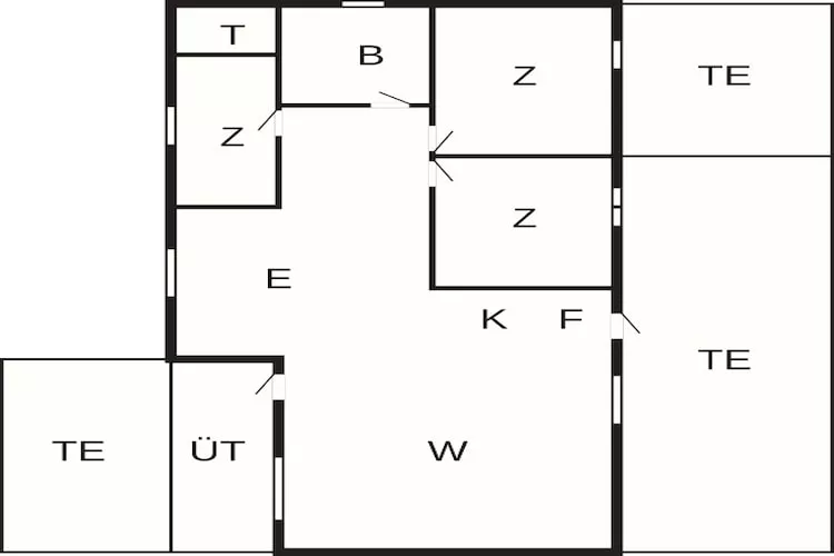 6 persoons vakantie huis in Hadsund - Plattegrond