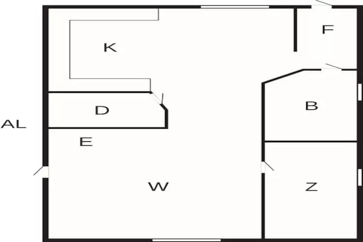 Charmante rode boerderij bij Forsheda - Plattegrond