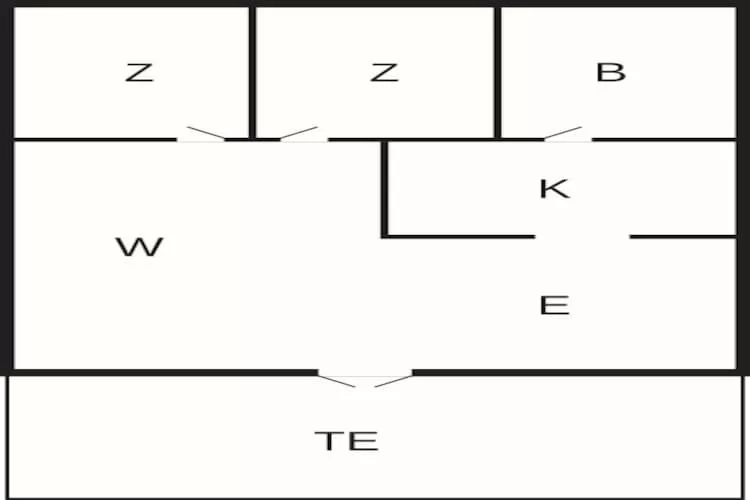 3 persoons vakantie huis in Ringkøbing - Plattegrond