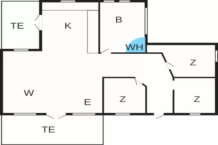 6 persoons vakantie huis in Dronningmølle-By Traum - Plattegrond