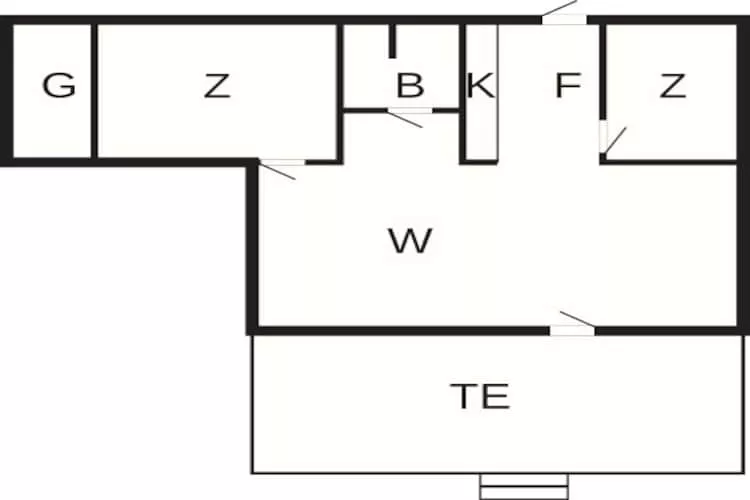 4 persoons vakantie huis in Ebeltoft-By Traum - Plattegrond