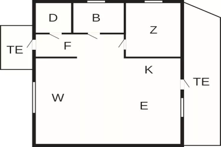 3 persoons vakantie huis in Henningsvær-By Traum - Plattegrond