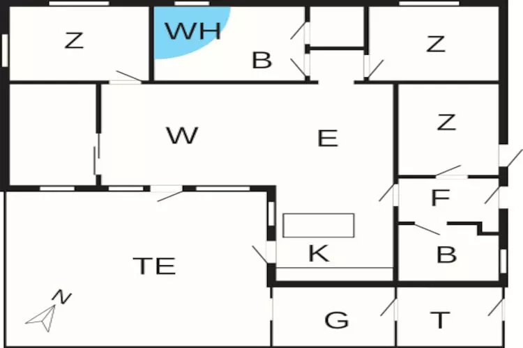 Exclusief toevluchtsoord met spa - Plattegrond