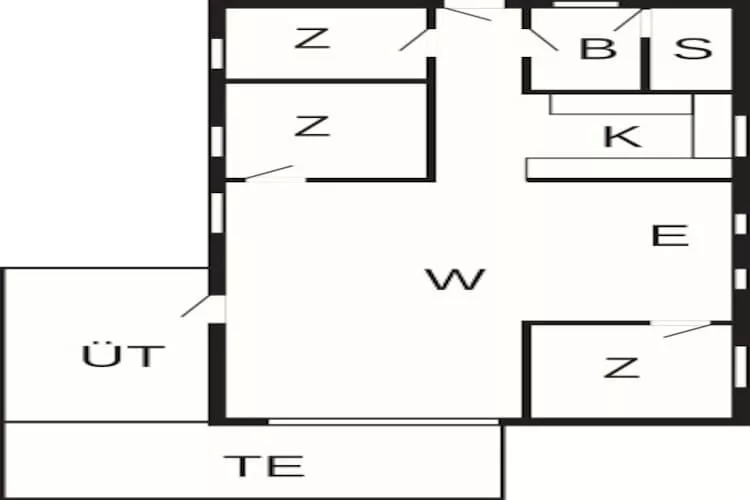 6 persoons vakantie huis in Ørsted-By Traum - Plattegrond