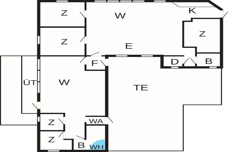 12 persoons vakantie huis in Harboøre-By Traum - Plattegrond