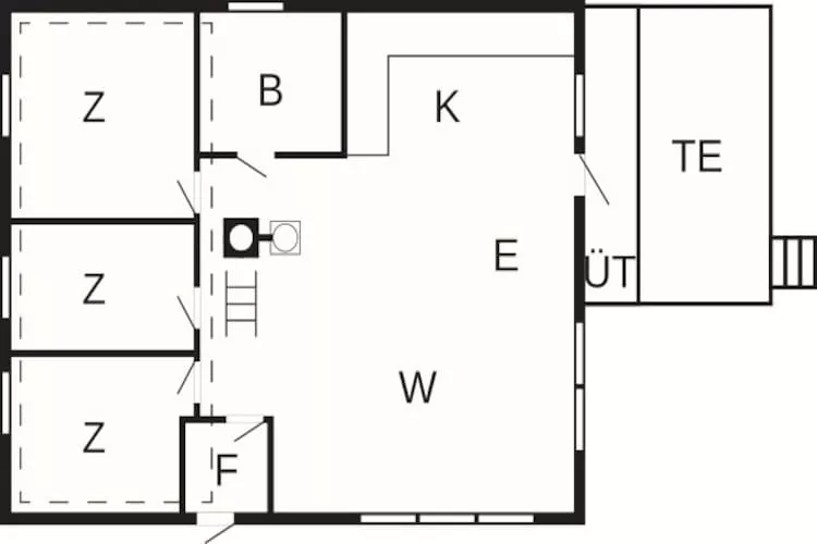 HYTTE 2 - Plattegrond