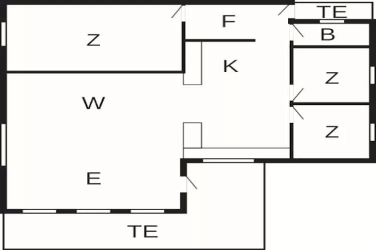 Sfeervol strandhuis -- By Traum Ferienwohnungen - Plattegrond