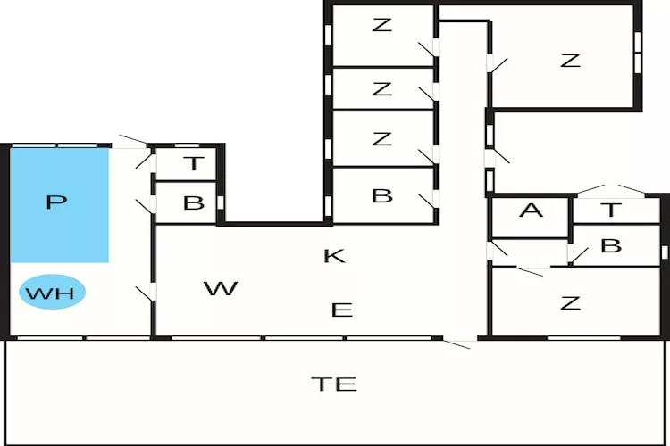 10 persoons vakantie huis in Ebeltoft - Plattegrond