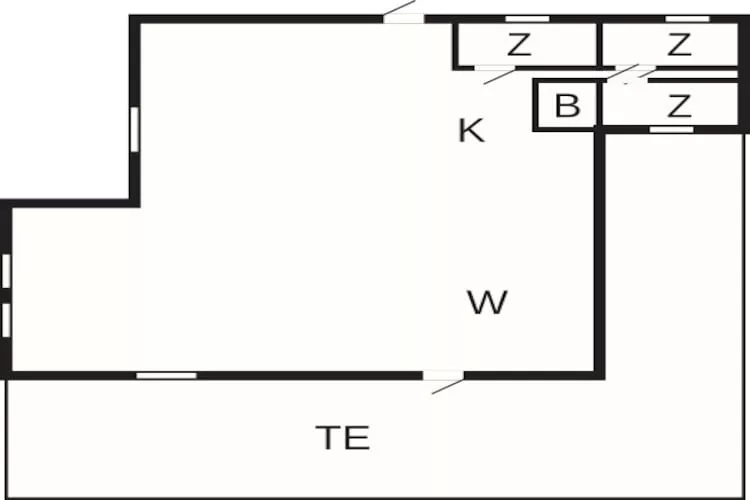 6 persoons vakantie huis in Glesborg-By Traum - Plattegrond