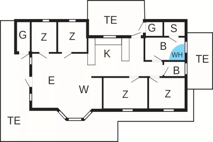 10 persoons vakantie huis in Løkken-By Traum - Plattegrond