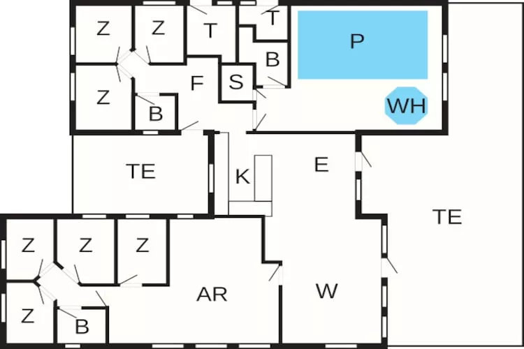 Luxe villa met zwembad -- By Traum Ferienwohnungen - Plattegrond