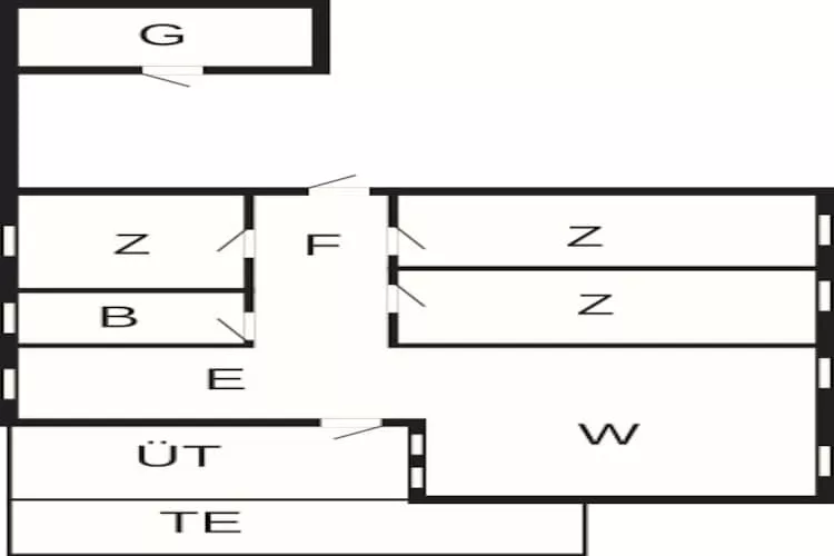 Modern Strandhuis -- By Traum Ferienwohnungen - Plattegrond