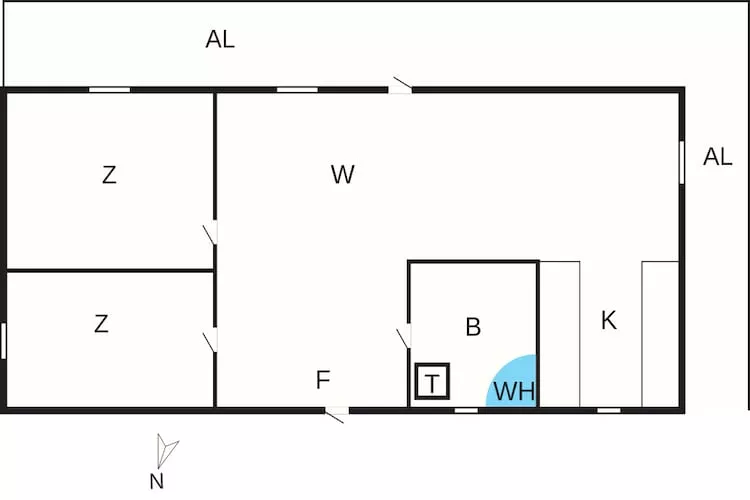 4 persoons vakantie huis in STRÖMSTAD - Plattegrond