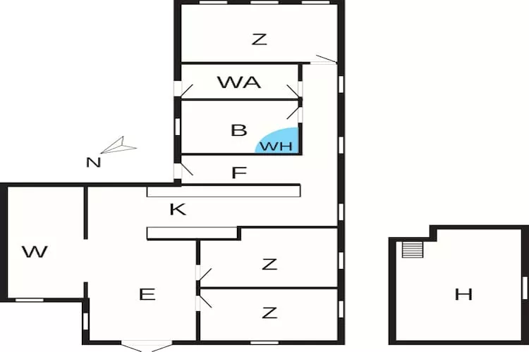 9 persoons vakantie huis in Jægerspris-By Traum - Plattegrond