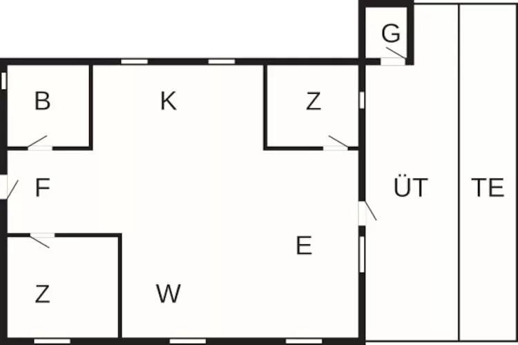 4 persoons vakantie huis in Læsø-By Traum - Plattegrond