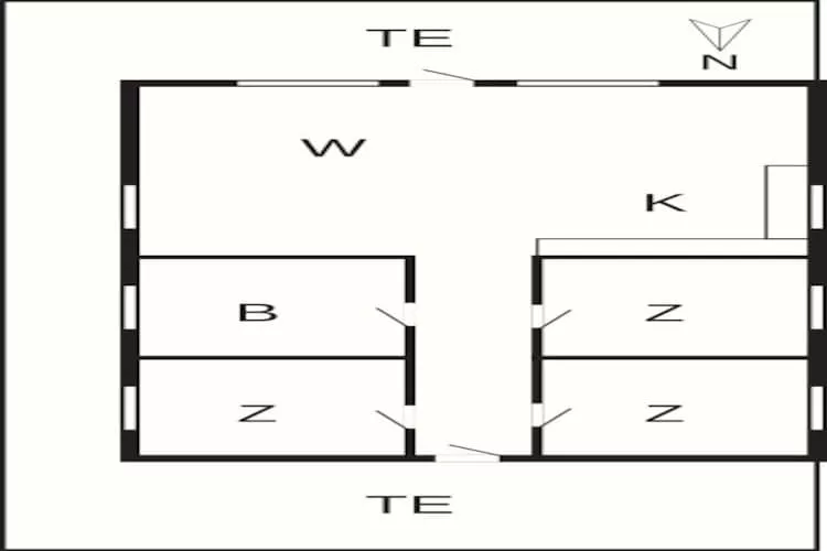 5 persoons vakantie huis in Hals-By Traum - Plattegrond
