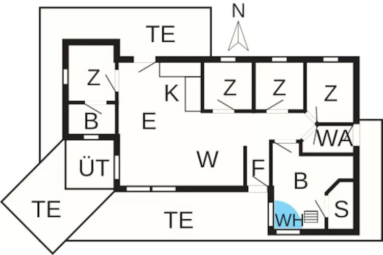 Modern Strandverblijf -- By Traum Ferienwohnungen - Plattegrond