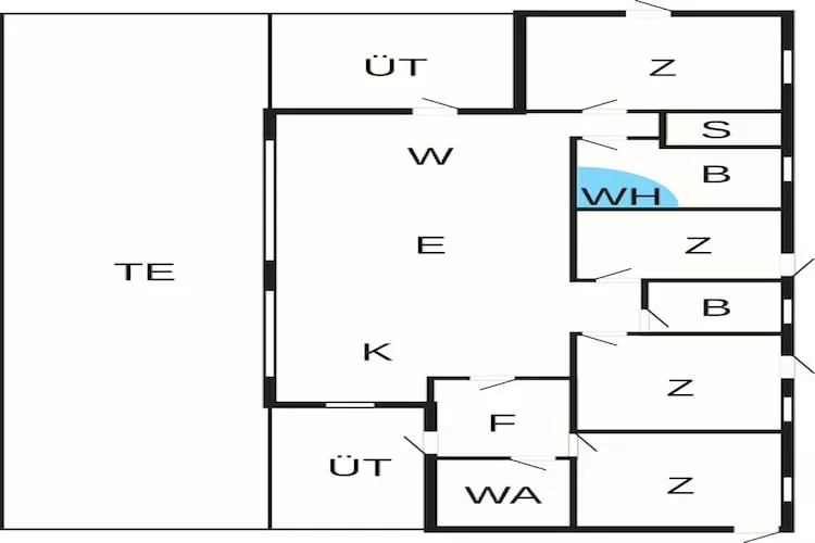 8 persoons vakantie huis in Hadsund-By Traum - Plattegrond