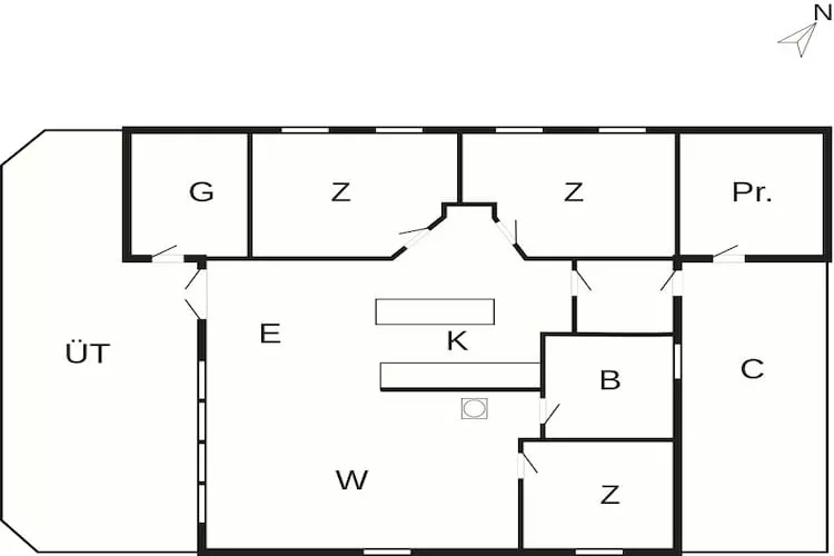 Luxe strandhuis met spa -- By Traum Ferienwohnungen - Plattegrond