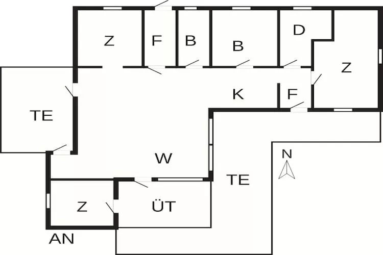 8 persoons vakantie huis in Hjørring-By Traum - Plattegrond