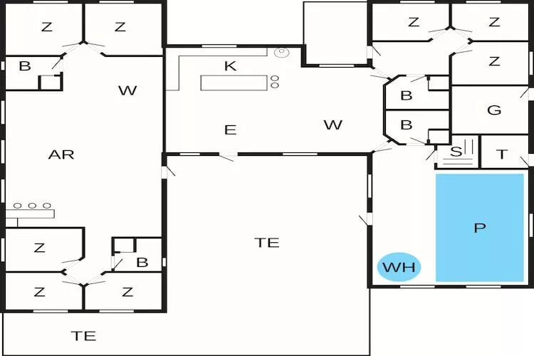 Luxe villa met zwembad -- By Traum Ferienwohnungen - Plattegrond