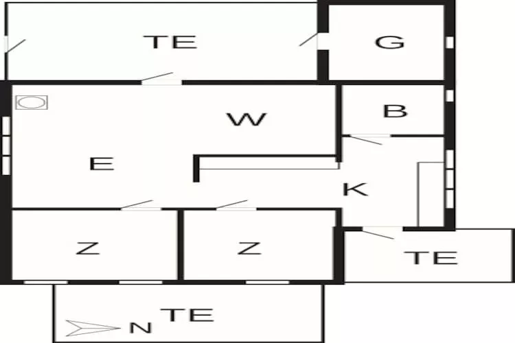 4 persoons vakantie huis in Fanø-By Traum - Plattegrond