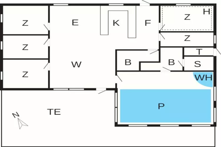 14 persoons vakantie huis in Ebeltoft-By Traum - Plattegrond
