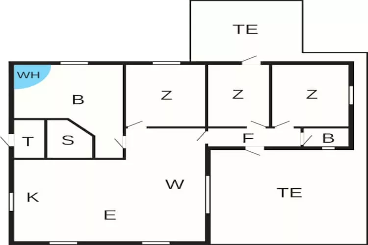 6 persoons vakantie huis in Løkken-By Traum - Plattegrond