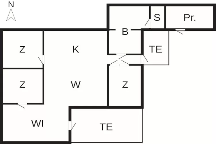 6 persoons vakantie huis in Thisted-By Traum - Plattegrond