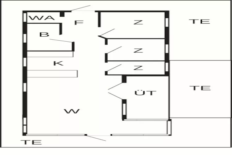 Verblijf aan zee met uitzicht - Plattegrond