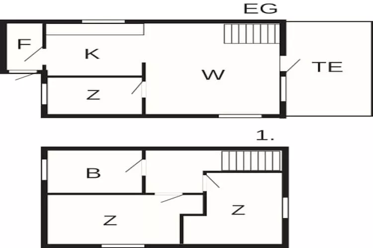 Zeezicht bij Rim -- By Traum Ferienwohnungen - Plattegrond