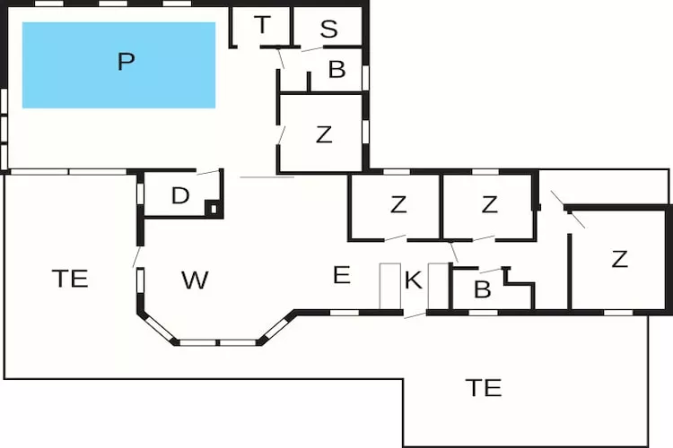 Afgelegen zwembad retraite -- By Traum Ferienwohnungen - Plattegrond