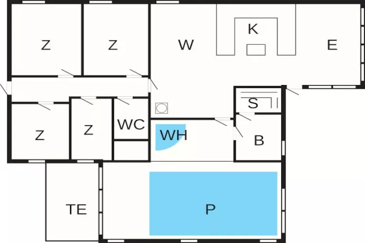 Kustparadijs in Hou -- By Traum Ferienwohnungen - Plattegrond