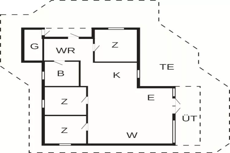 6 persoons vakantie huis in Ansager-By Traum - Plattegrond
