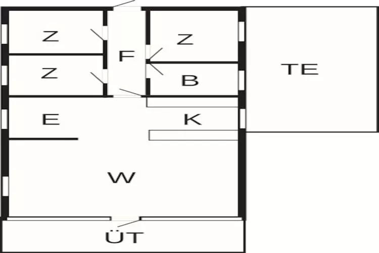 4 persoons vakantie huis in Hals-By Traum - Plattegrond