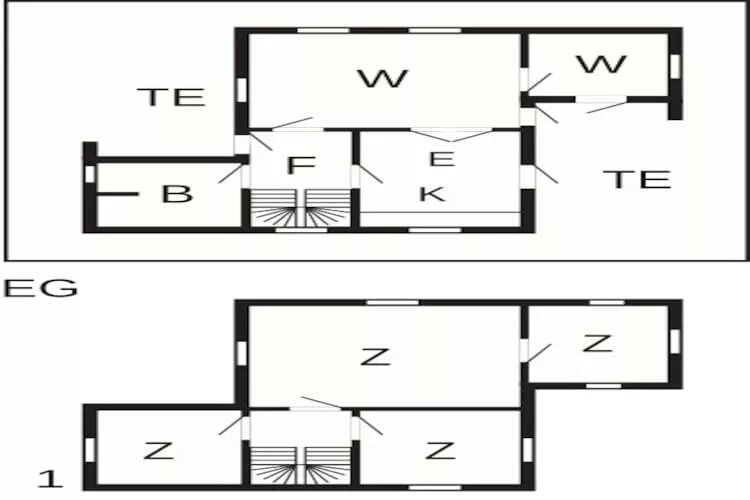5 persoons vakantie huis in Harboøre - Plattegrond