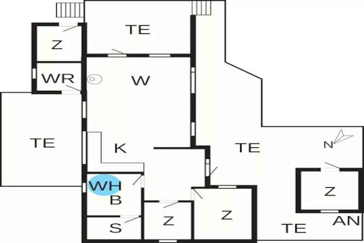 Afgelegen strand retraite -- By Traum Ferienwohnungen - Plattegrond
