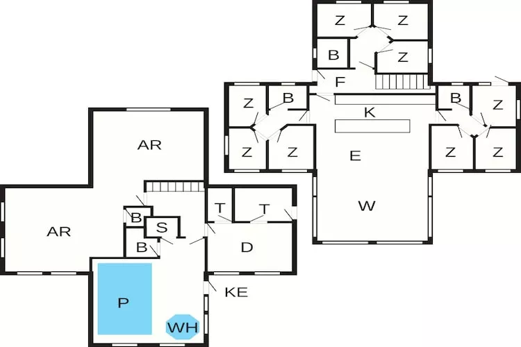 Luxe toevluchtsoord in Ebeltoft -- By Traum Ferienwohnungen - Plattegrond