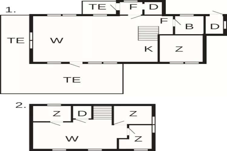 5 persoons vakantie huis in GURSKØY - Plattegrond