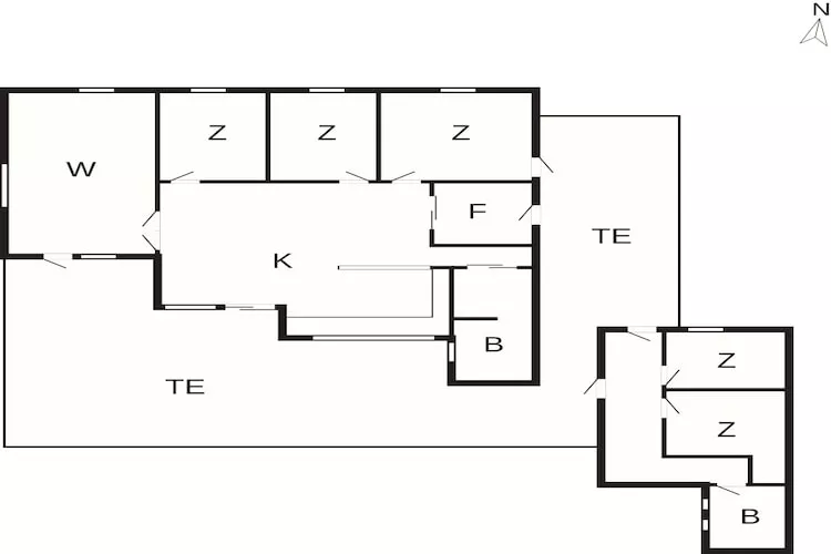 10 persoons vakantie huis in Glesborg-By Traum - Plattegrond