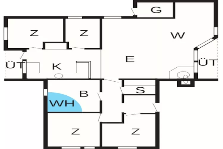 Luxe retraite in Blavand - Plattegrond